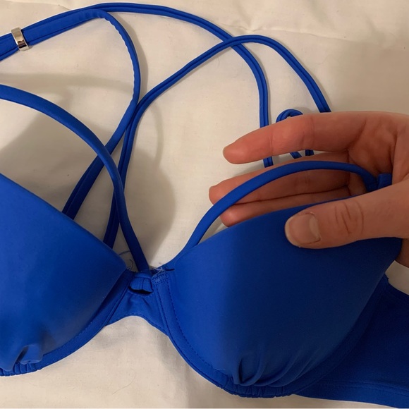 Aerie Blue Underwire Bikini Top - Picture 4 of 6